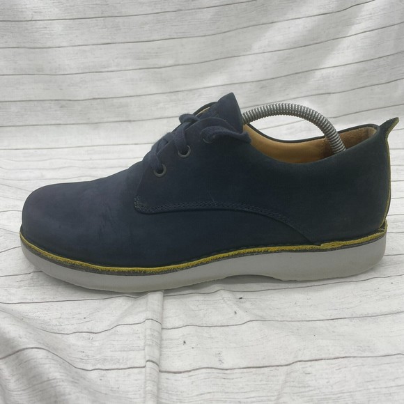 Samuel Hubbard Free Unsneaker Navy Nubuck Leather Oxford Dress Sneaker Shoe 10M main image 7